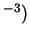 $ ^{-3})$